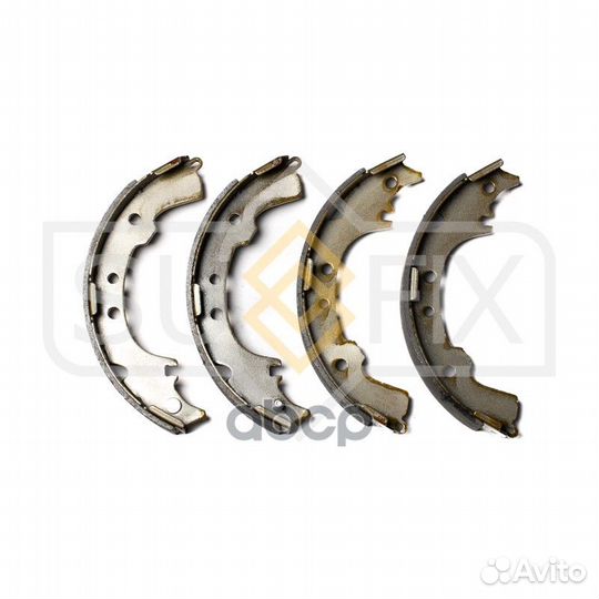 Барабанные тормозные колодки зад прав/лев B