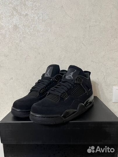 Nike air jordan 4 retro black оригинал