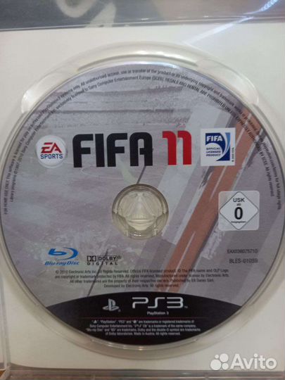 Игра(диск) для приставки(fifa11)