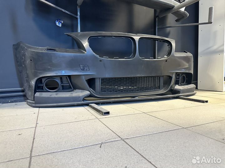 Bmw f10 передний бампер m pac м тех