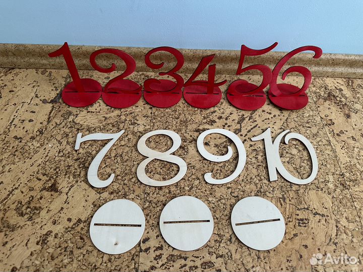 Нумерация столов для свадьбы