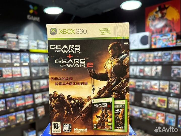 Игры для Xbox 360: Gears of War + Gears of War 2