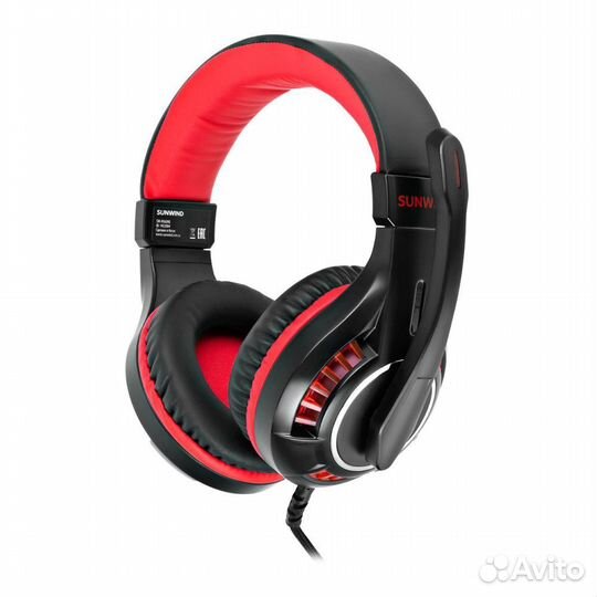 Игровые наушники sunwind микрофон и подсветка