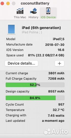 Продам iPad 6 2018 32gb WiFi