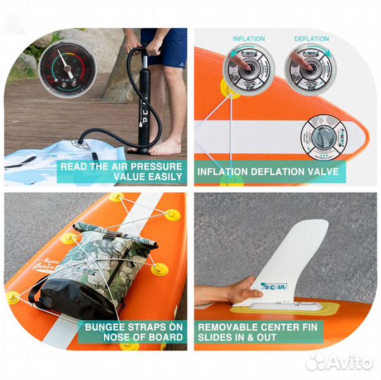 Новый SUP Funwater Manta Ray 11'6