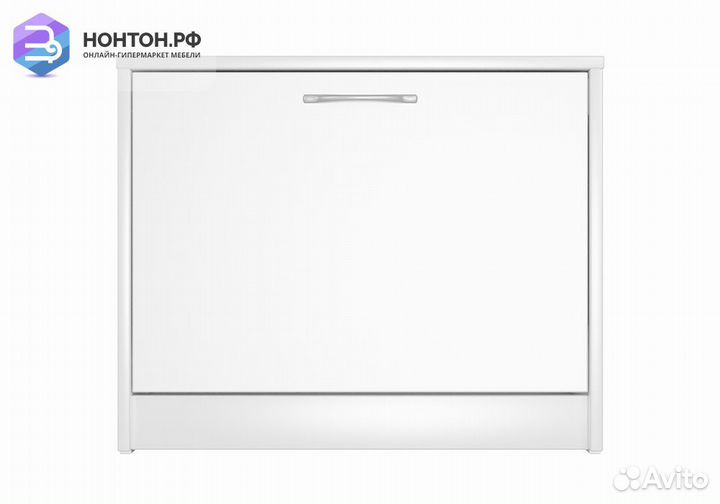 Тумба для обуви Орион 1 ячейка белая