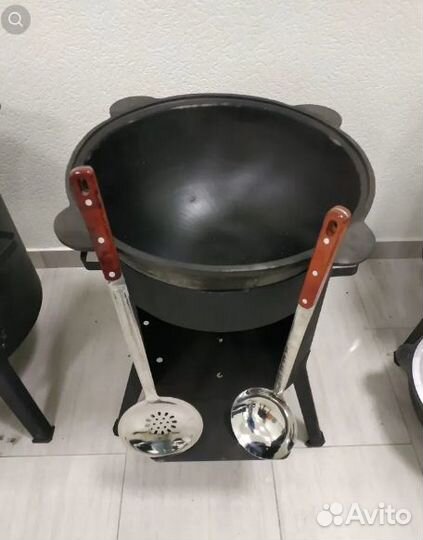 Казан 12л с печью
