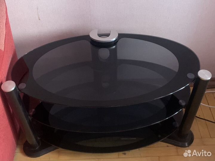 Стеклянная тумба бу