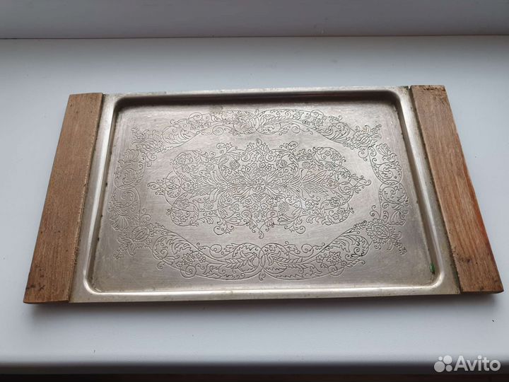 Поднос с гравировкой СССР
