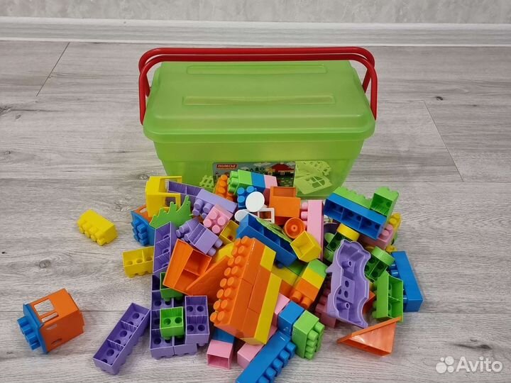 Конструктор Полесье в контейнере