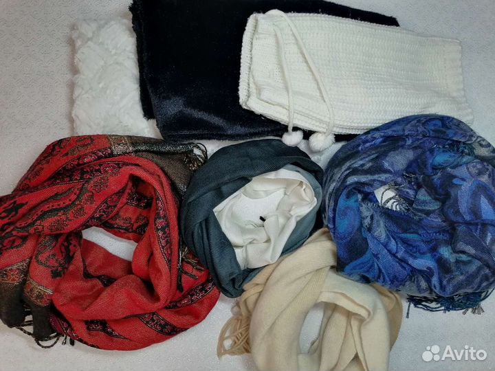 Женский шарф. Палантин. Снуд
