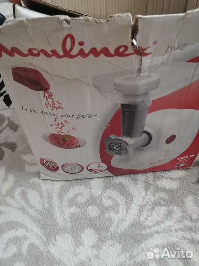 Мясорубка электрическая moulinex