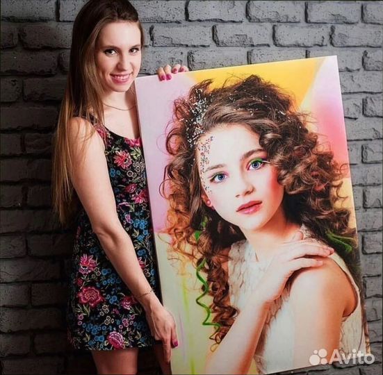 Портрет по фото 40на60 см