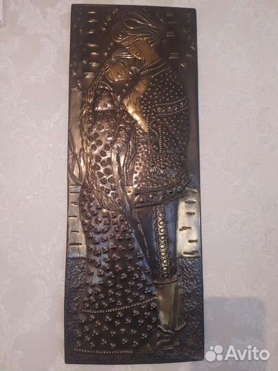 Картина медная чеканка СССР