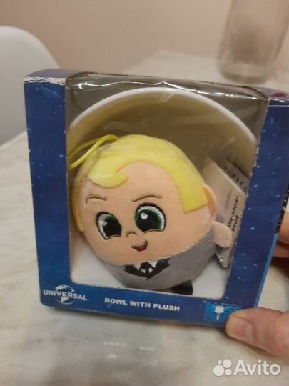 Набор детской посуды подарочный босс молокосос