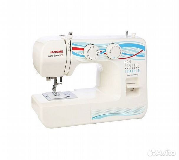 Швейная машина Janome Sew Line 300 белый