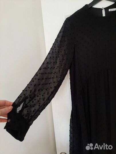Платье женское, черное размер 44