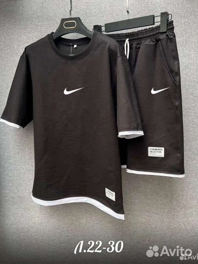 Спортивный костюм мужской nike шорты футболка