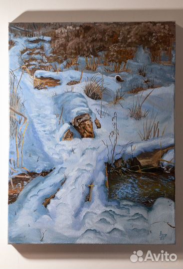 Авторская картина маслом на холсте 49х65см