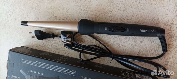 Плойка Scarlett конусная для волос новая