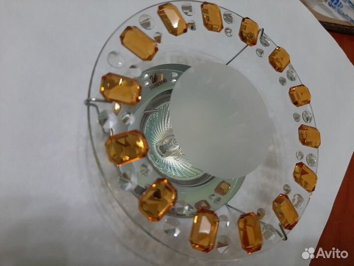 Точечные светильники с хрусталем Swarovski