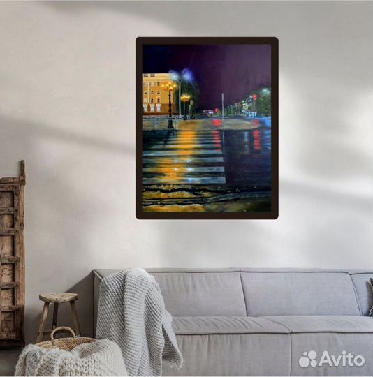 Картина маслом на холсте 