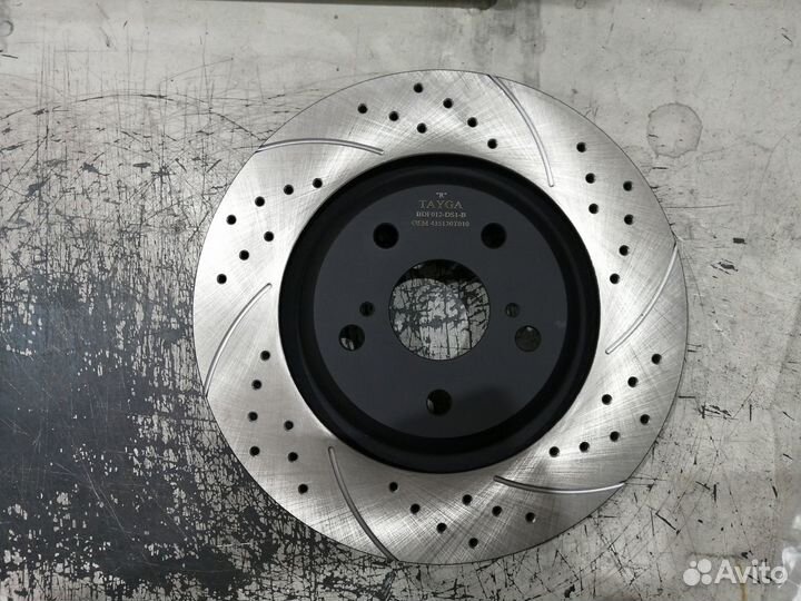 Тормозные диски с перфорацией и слотами