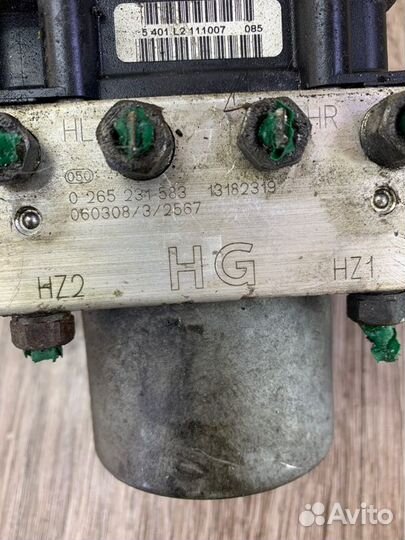 Блок abs Opel Corsa C