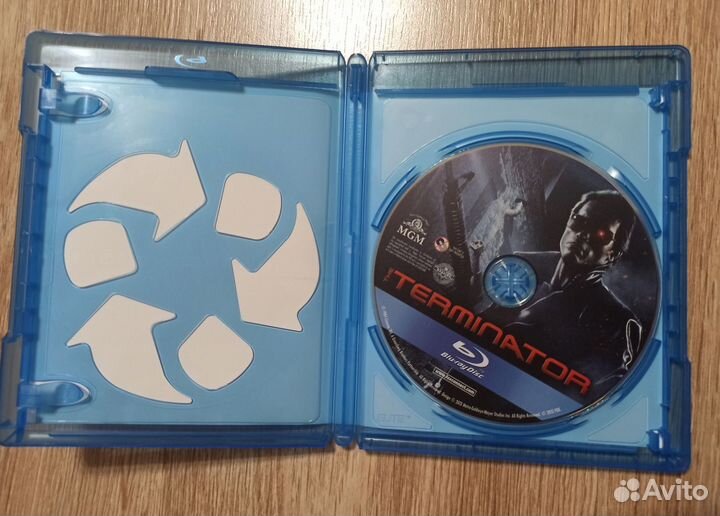 Blu-ray The Terminator с автографом Майкла Бина