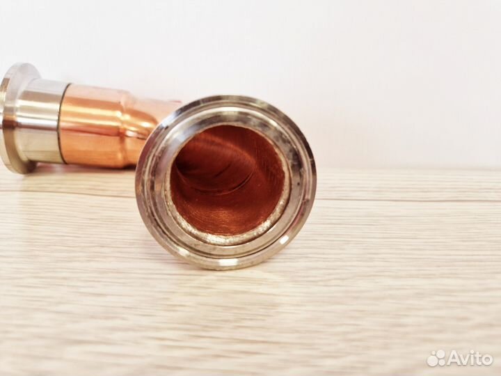 Поворот медный 90 градусов