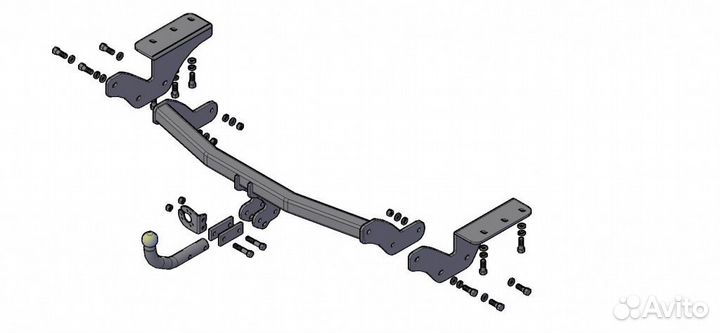 Фаркоп для Toyota Corolla (E150, E170)