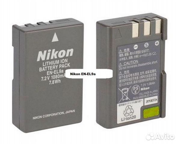 Новый Аккумулятор Nikon EN-EL9a усиленный