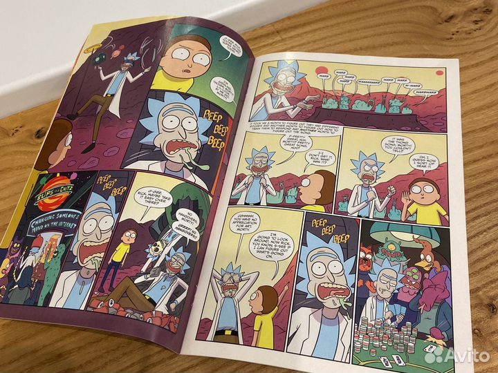 Рик и морти комиксы на английском