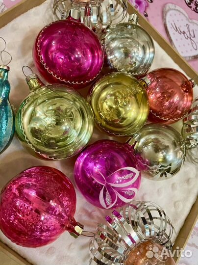 Елочные игрушки СССР льдтнки, прожекторы