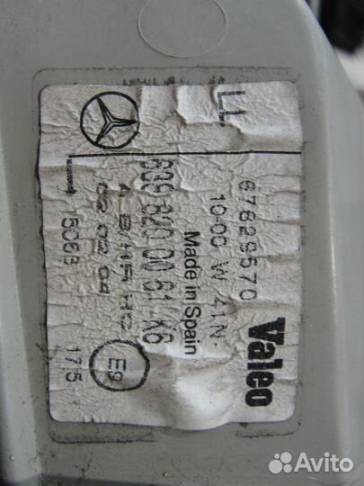 Фара левая Mercedes Vito W638