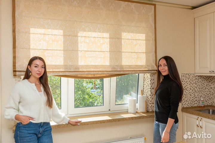 Пошив рулонных штор