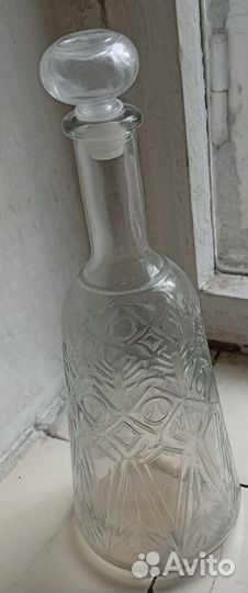 Графин стеклянный времен СССР