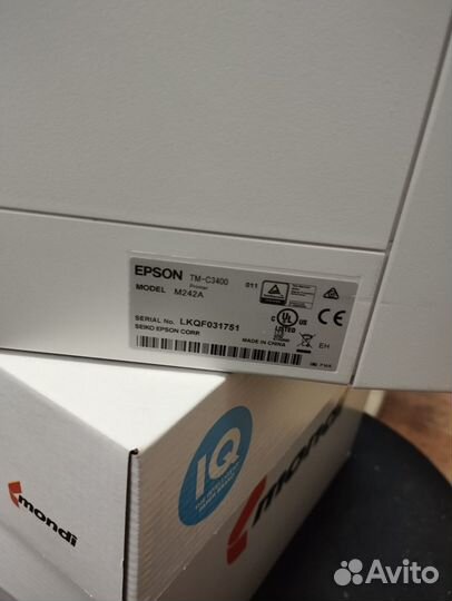 Цветной принтер этикеток Epson ColorWorks C3400