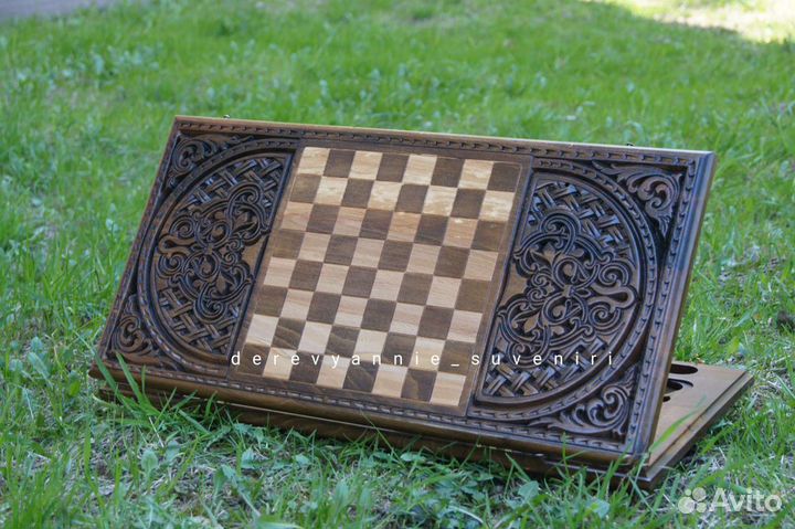 Нарды ручной работы Герб Армения