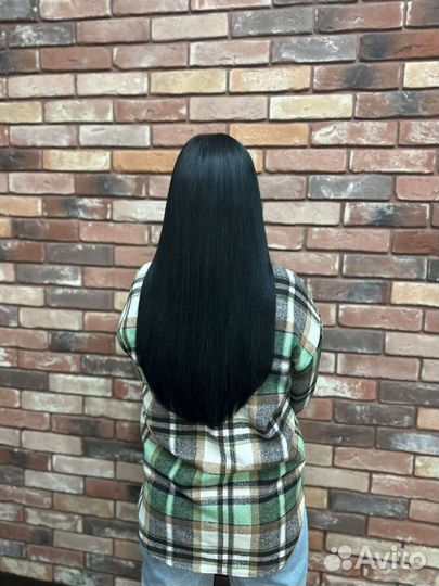 Наращивание волос модель