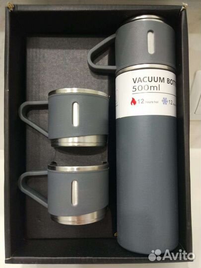 Термос с 3 кружками