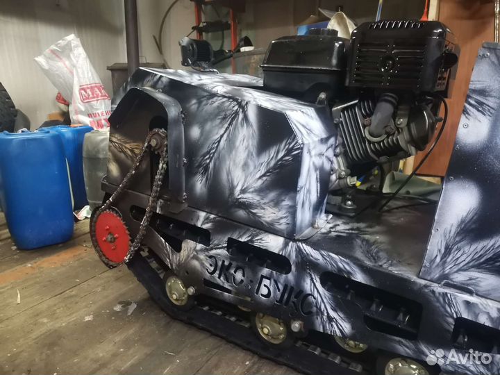 Мотобуксировщик Бурлак Эко Букс