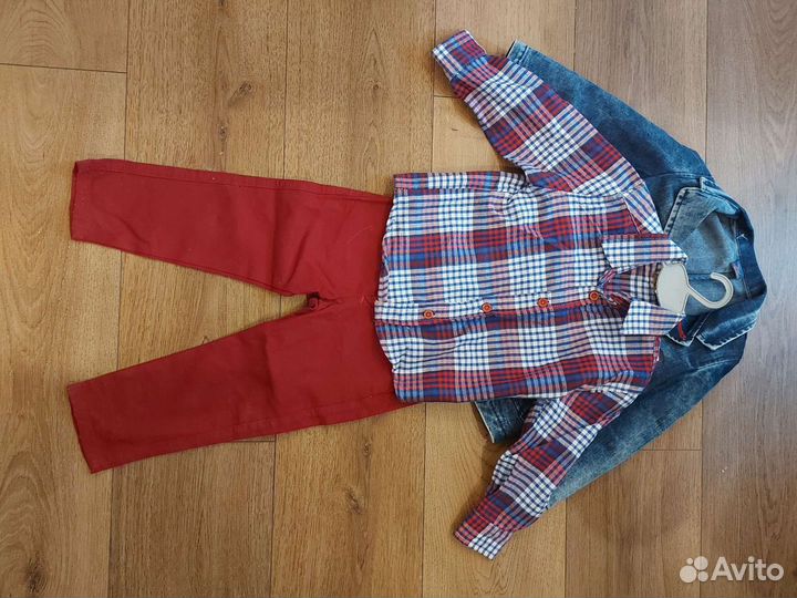 Костюм тройка на стройного мальчика. Рост от 92