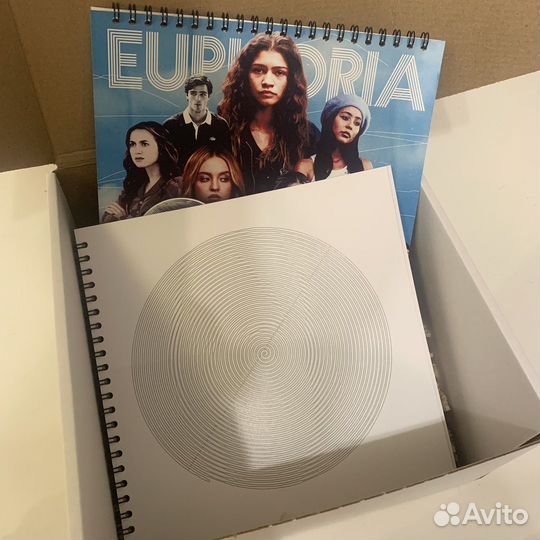 Раскраска спираль Эйфория