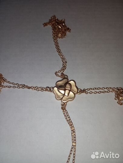 Парные четверные кулоны/цепочки