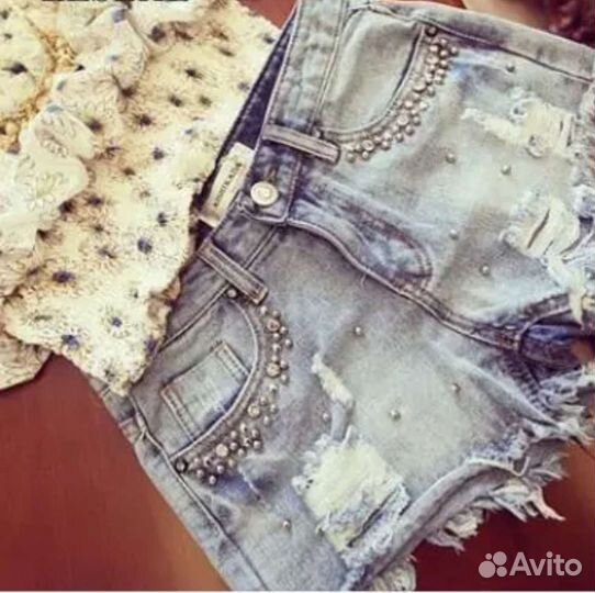Женские джинсовые шорты 44-46