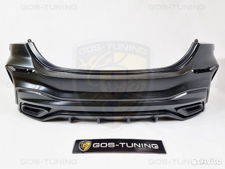 Задний бампер Quant на Hyundai Solaris 2