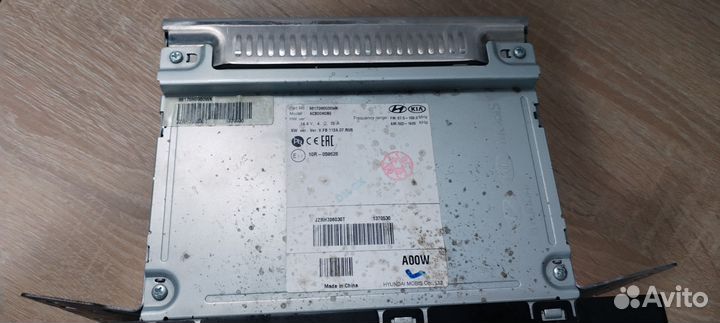 Магнитола kia Rio 4