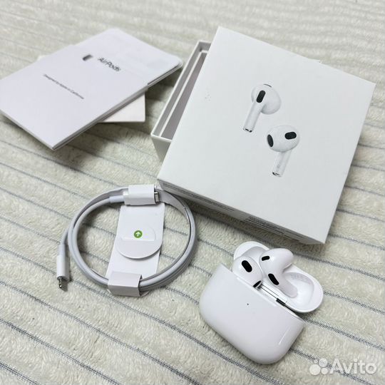 Беспроводные наушники apple airpods 3