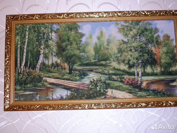 Фактурные картины 50х70 см 2 шт, гобелен 1 шт, янт